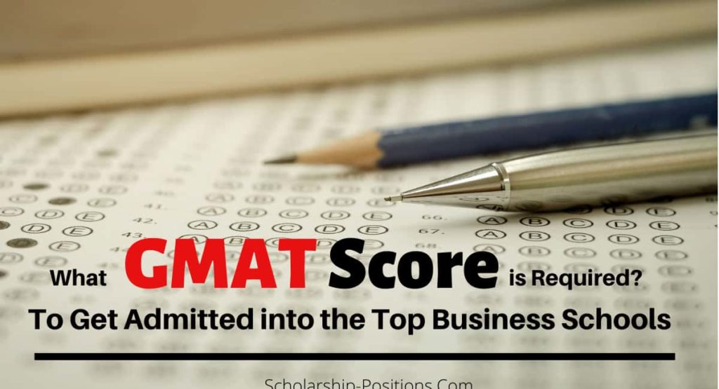 High GMAT score and scholarship